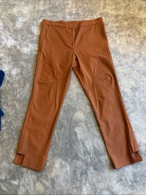 Shosh NY Straight Leg Ponte Pants in Rust